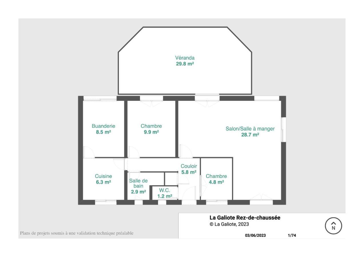 Villa Lumineuse En Front De Mer - Gold Beach Asnelles Exterior photo